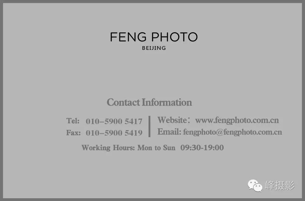 FENGPHOTO｜郎有才也有貌