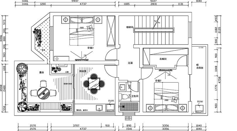 别墅背景墙手绘图,别墅手绘背景墙