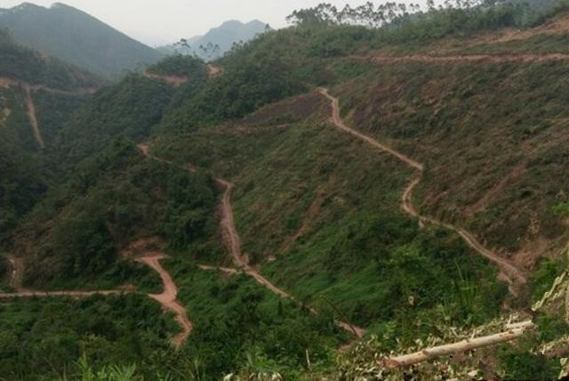 看这行驶路线,秋明山算老几?只服我广西四驱农用车!