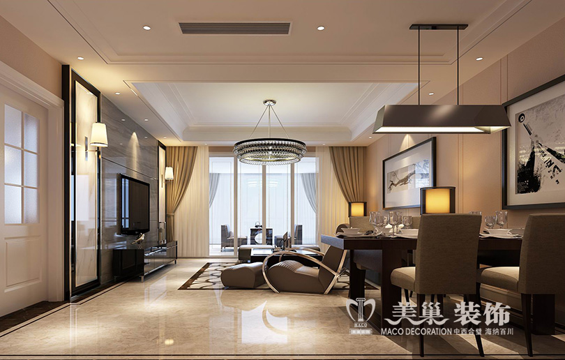 郑州民安北郡顶层复式,民安北郡三室两厅装修