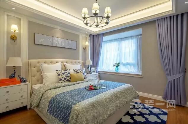 福州博仕后悦府127平美式3室1厅装修案例展示