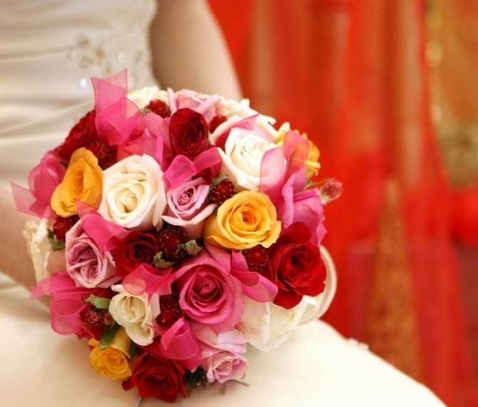 婚礼新娘送花的含义,新娘结婚祝福语数字