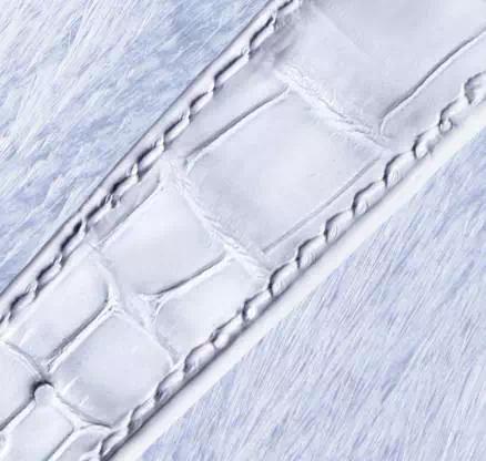 积家腕表鳄鱼皮真皮表带,鳄鱼皮手表表带哪种好看