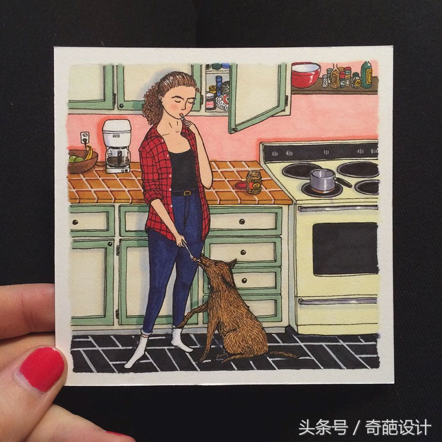 女人一个人的独居生活,女人一个人独自在家的样子