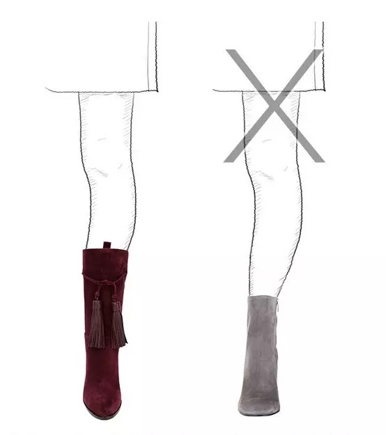 中膝靴怎么选,腿型靴子如何选择