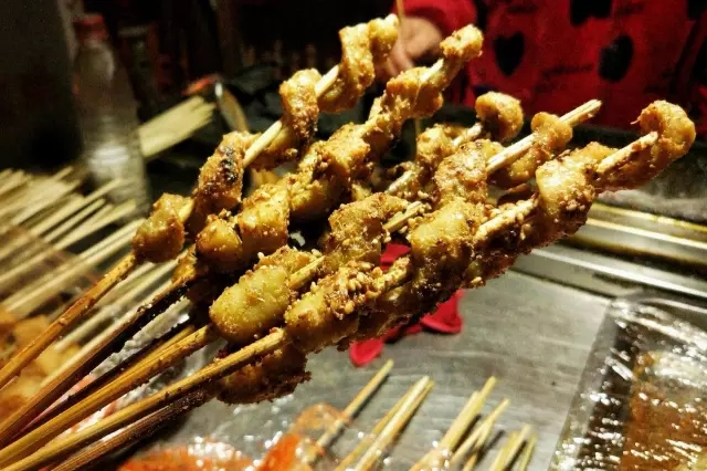 老两口烤面筋,郑州老两口烤面筋