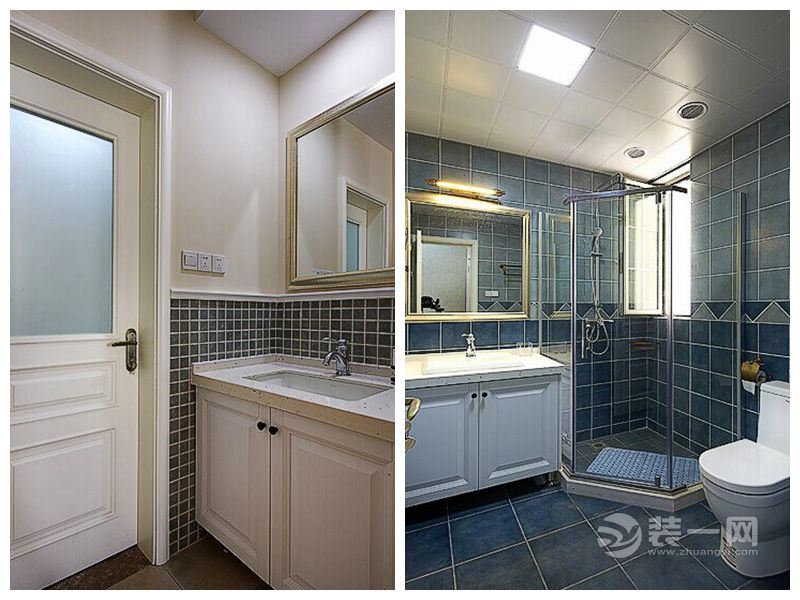 华侨城120平美式装修,装修效果图华侨城简约现代武汉