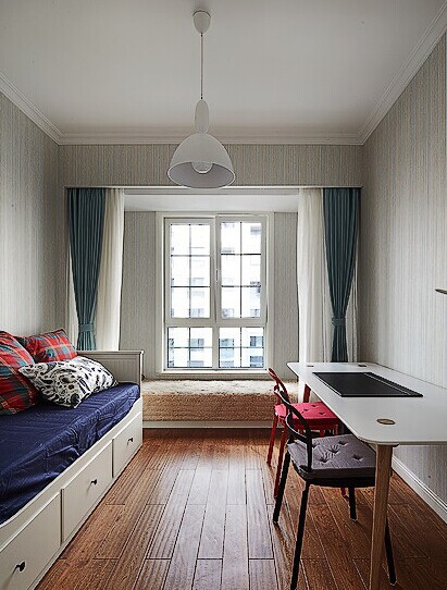 华侨城120平美式装修,装修效果图华侨城简约现代武汉