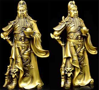 文武财神和观音能放一起摆放吗,家里能同时摆放文武财神吗