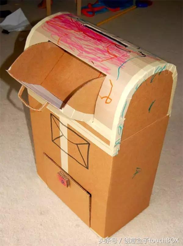 户外纸箱玩具自制多种玩法,疫情期间纸箱玩法