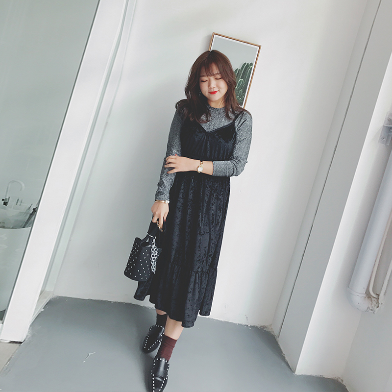 40岁胖女连衣裙过膝遮肚子显瘦,胖mm推荐连衣裙冬季