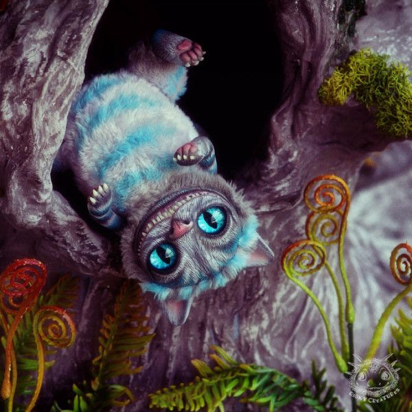 她做的娃娃表情都好奇怪啊！