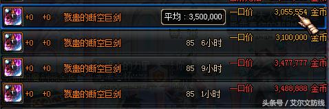 版本更替DNF中曾经天价现在白菜的传说装备