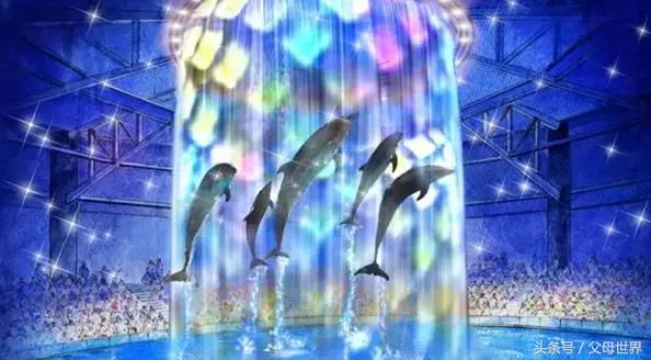 一个从来没用过童车的爸爸抱着孩子去日本水族馆吓人了！