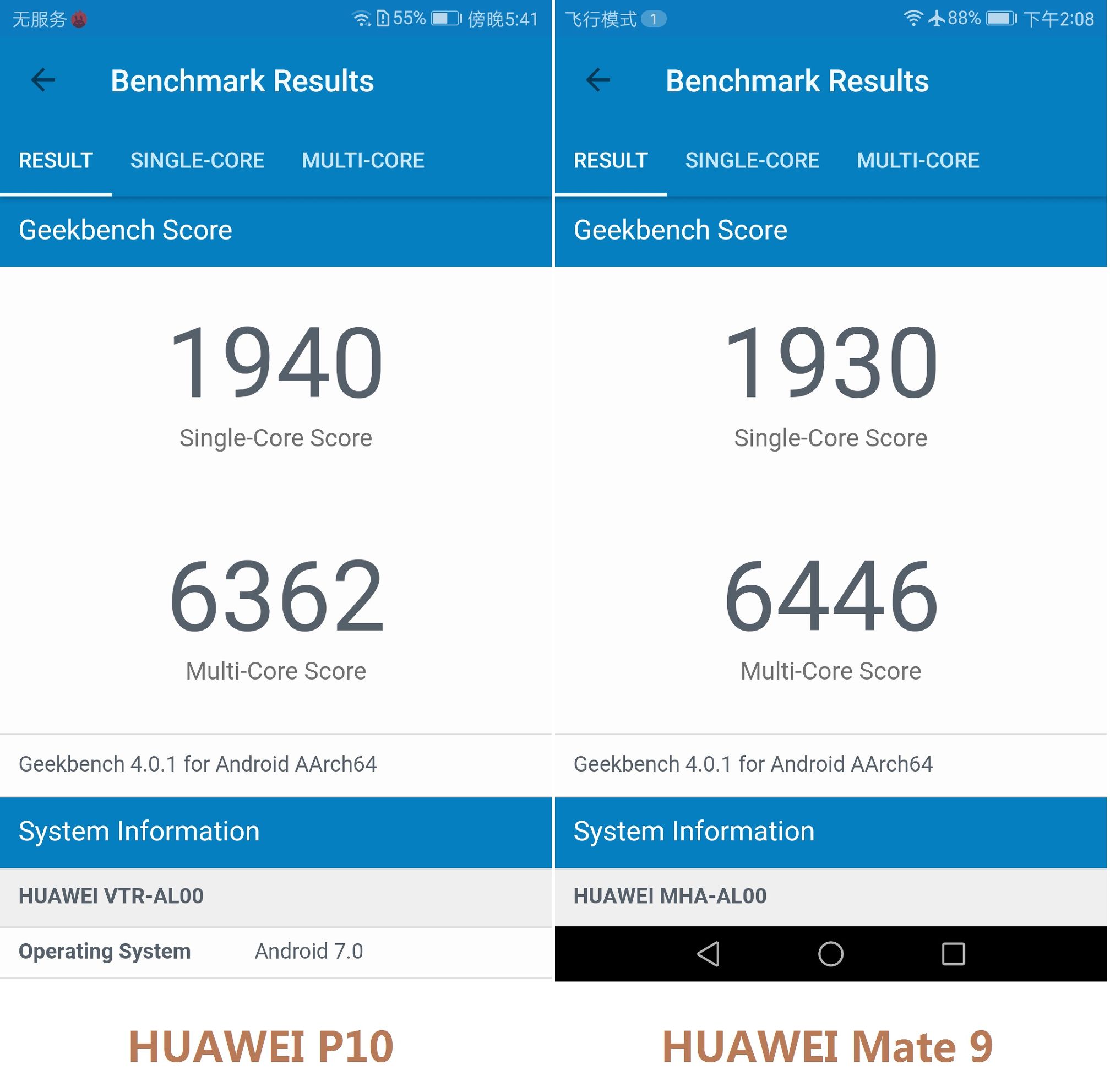 华为p10跑分情况,华为p10跑分多少才正常