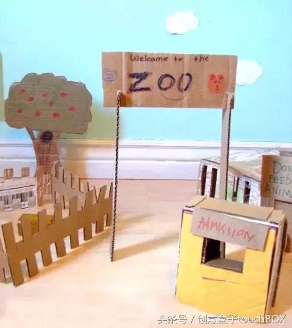 户外纸箱玩具自制多种玩法,疫情期间纸箱玩法