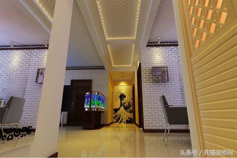 小户型装修效果图90平混搭,中法混搭风格装修小户型