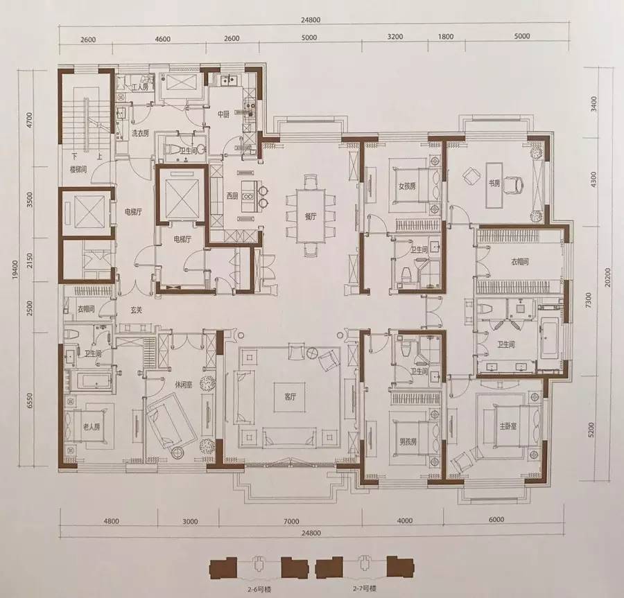 泛海世家北京一百多平户型,泛海世家466大平层户型
