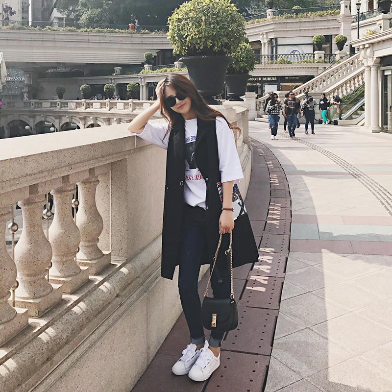 牛仔马甲西装马甲女外穿百搭,又到了穿西服的季节