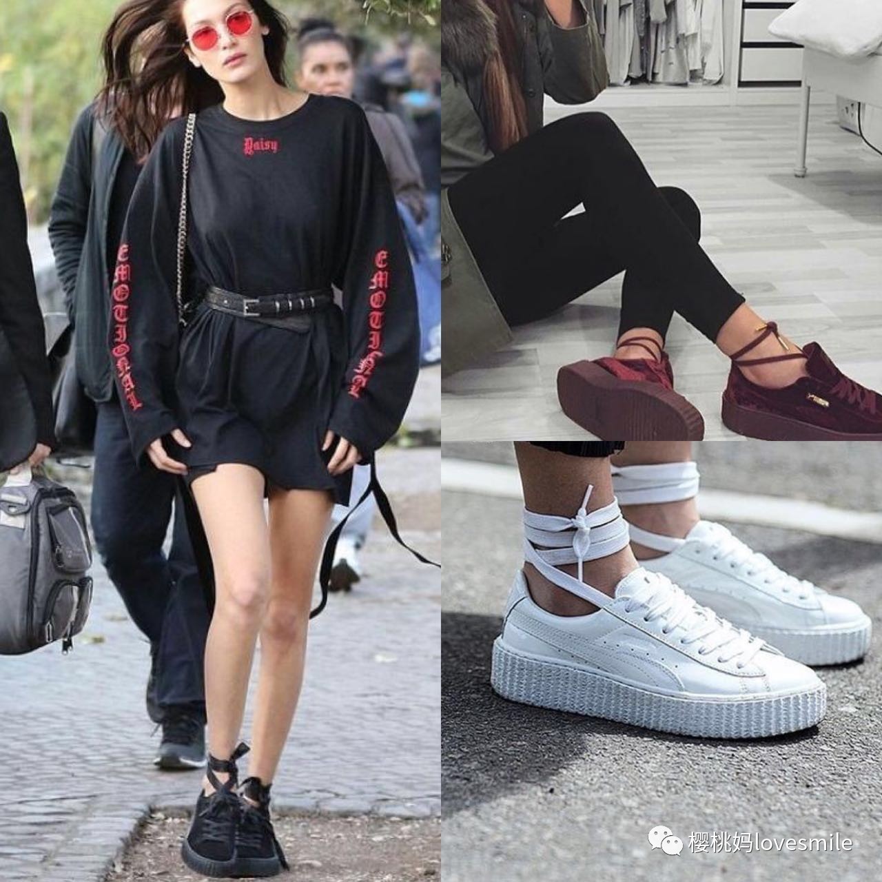 刘雯puma松糕鞋,puma刘雯同款鞋子