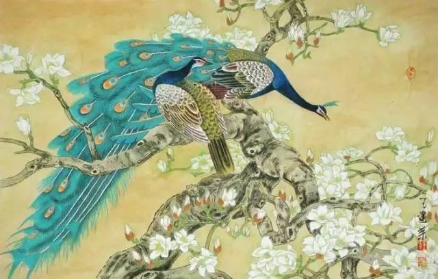 玉兰花儿童绘画,玉兰花绘画作品命名