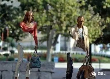 雕塑创意景观墙,景观抽象创意雕塑工艺