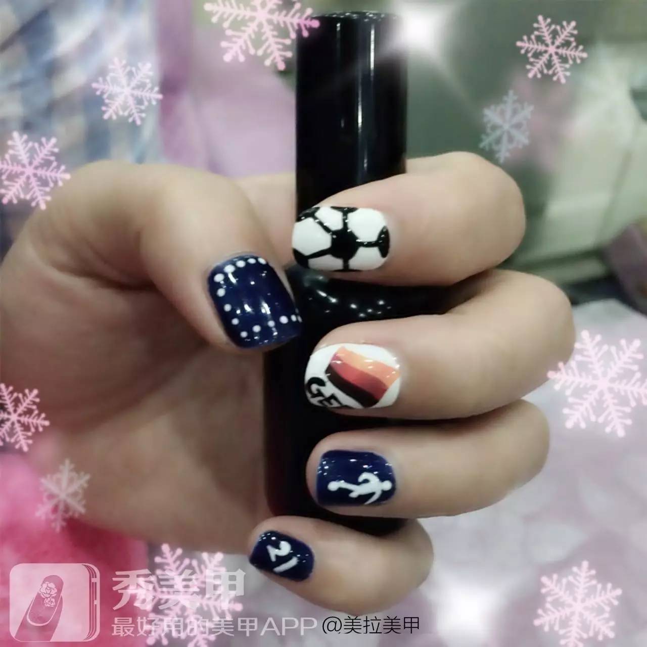 足球美甲视频,足球美甲葡萄牙