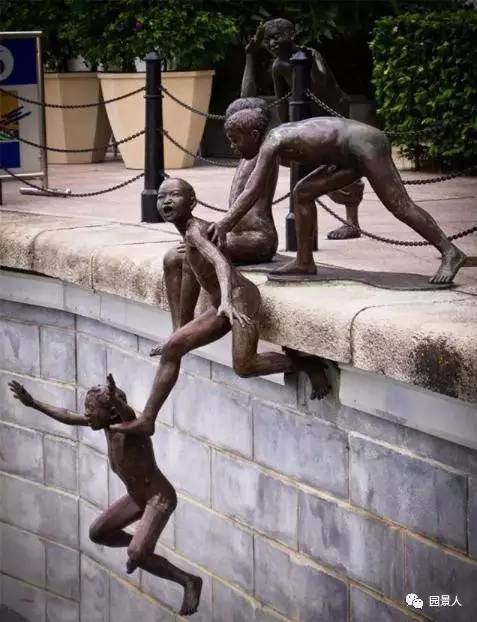 雕塑创意景观墙,景观抽象创意雕塑工艺