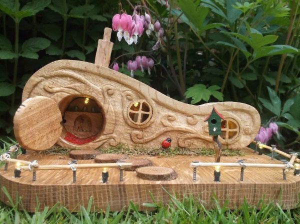 这个木艺玩家的爱好竟然是去公园捡垃圾!