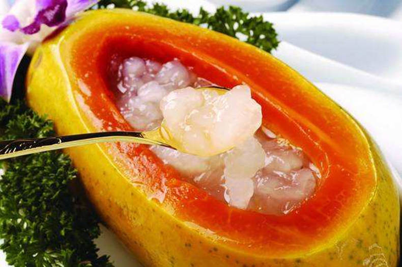 黄脸婆与精致女人只差一碗木瓜炖雪蛤