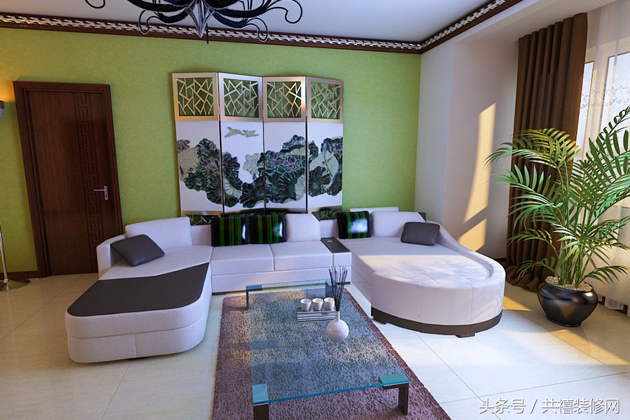 小户型装修效果图90平混搭,中法混搭风格装修小户型