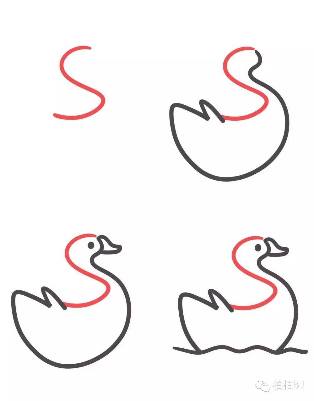 画鲨鱼简笔画大全简单好看,鲨鱼的简笔画简单又可爱图文