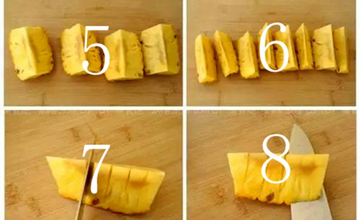 如何用切菠萝刀切菠萝,削皮的菠萝怎么切最快最方便