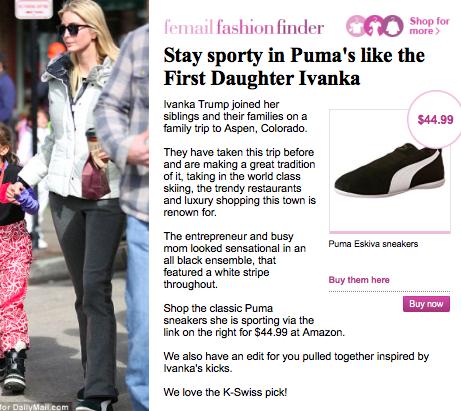 恶毒美媒体抓住伊凡卡川普的大屁股说事,怪只怪4千块的牛仔宽裤