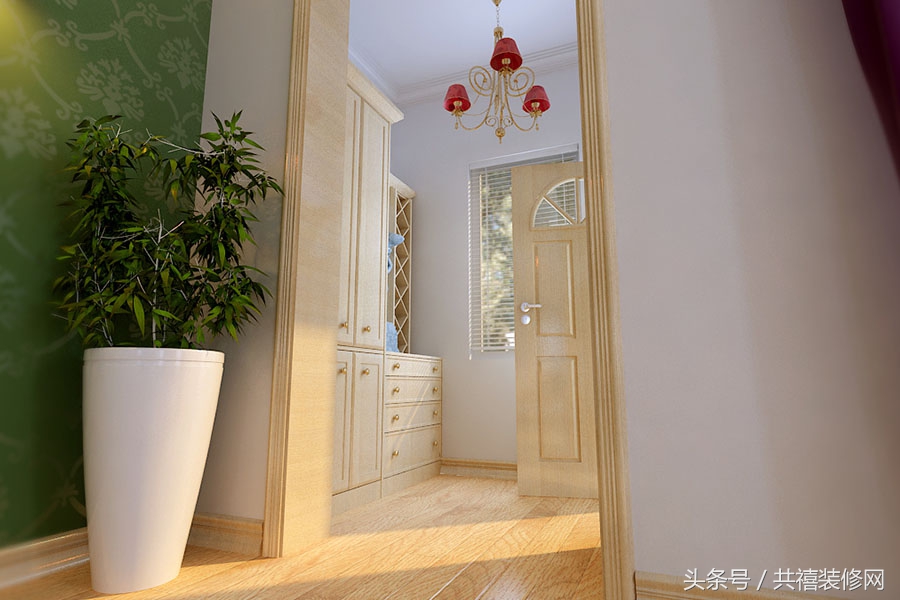 小户型装修效果图90平混搭,中法混搭风格装修小户型