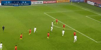 于大宝击败韩国国足,于大宝头球破门韩国