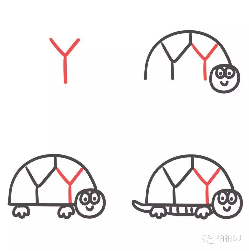 画鲨鱼简笔画大全简单好看,鲨鱼的简笔画简单又可爱图文