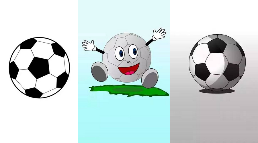关于足球的画法,足球多种画法
