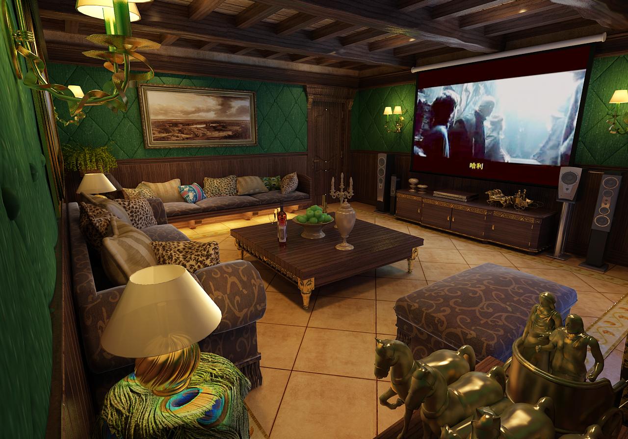 沈阳方林装饰298平别墅,沈阳方林装饰别墅案例