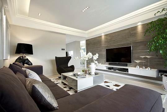 2021现代简约电视背景墙图,落落大方朋友圈背景墙