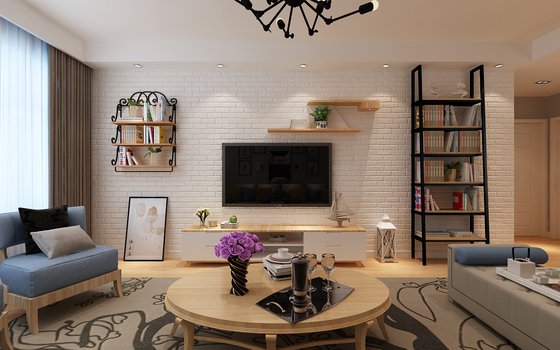 哈尔滨群力招商贝肯山二手房,贝肯山六期三室两厅装修效果图