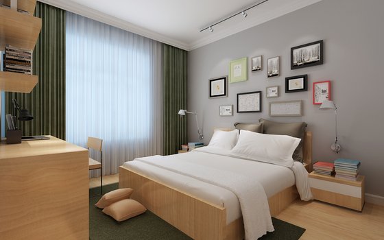 哈尔滨群力招商贝肯山二手房,贝肯山六期三室两厅装修效果图