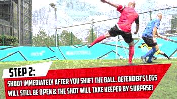 射门只会推射,射门只会兜射