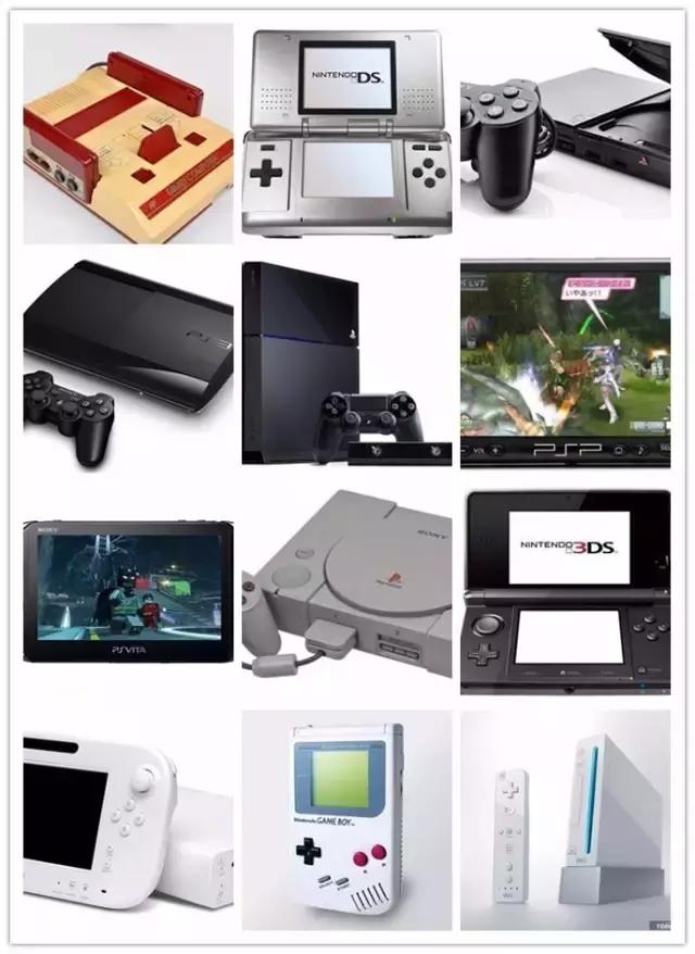 男孩子拥有的游戏机,随身携带各种各样工具的男人