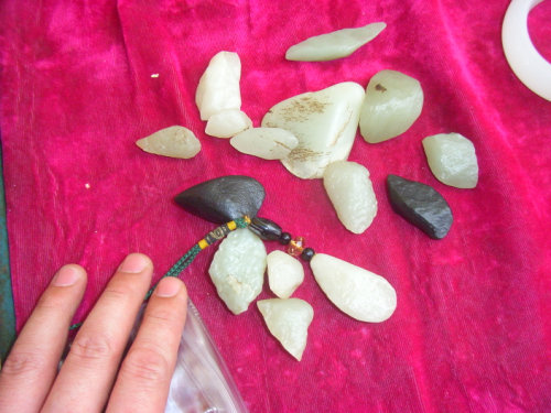 和田玉切割石头,和田玉籽料游记