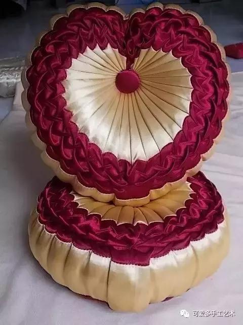 手缝抱枕制作方法简单又漂亮,正方形自制抱枕缝边针法