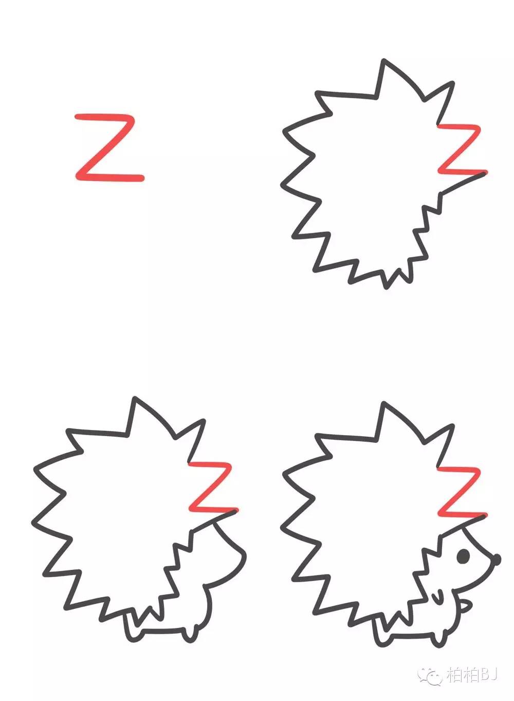 画鲨鱼简笔画大全简单好看,鲨鱼的简笔画简单又可爱图文