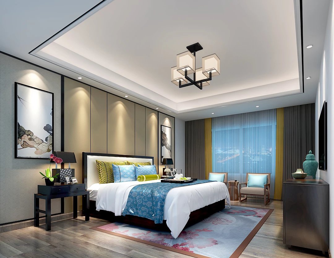 南昌中大城430平新中式风大房子这么装才“高逼格”