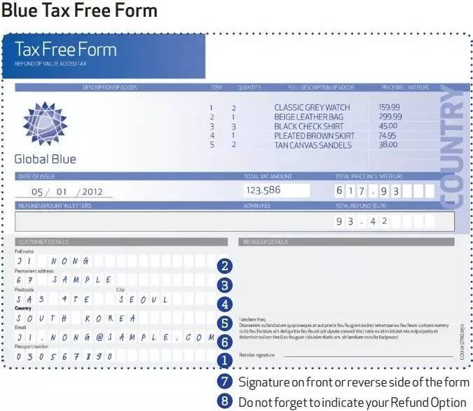欧洲退税金额有要求吗,欧洲各国退税分别多少