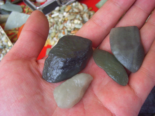 和田玉切割石头,和田玉籽料游记